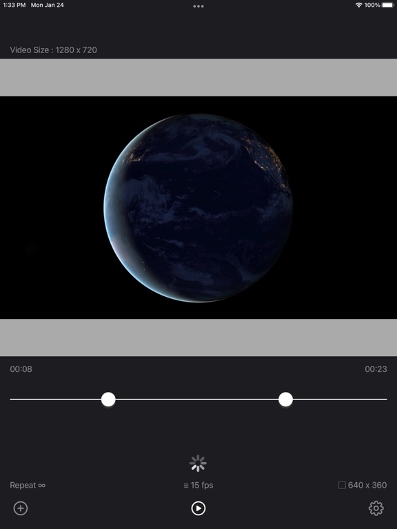 Video2Gif_Plus iPadOS App Screenshot 3