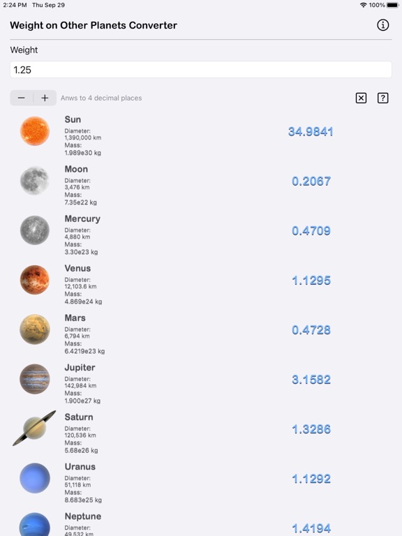Weight_on_Other_Planets_Conv iPadOS App Screenshot 9