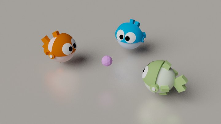 Three little fish
