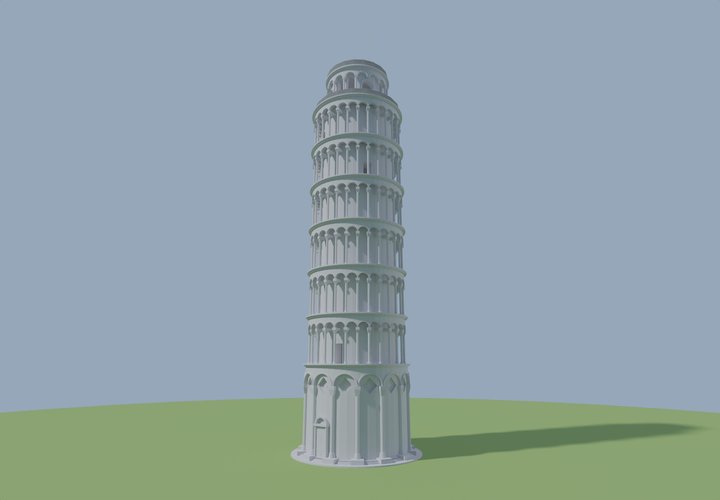 Leaning tower