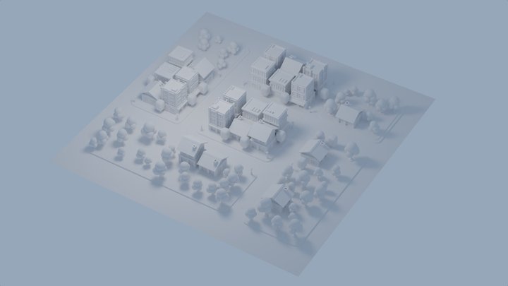 City in clay
