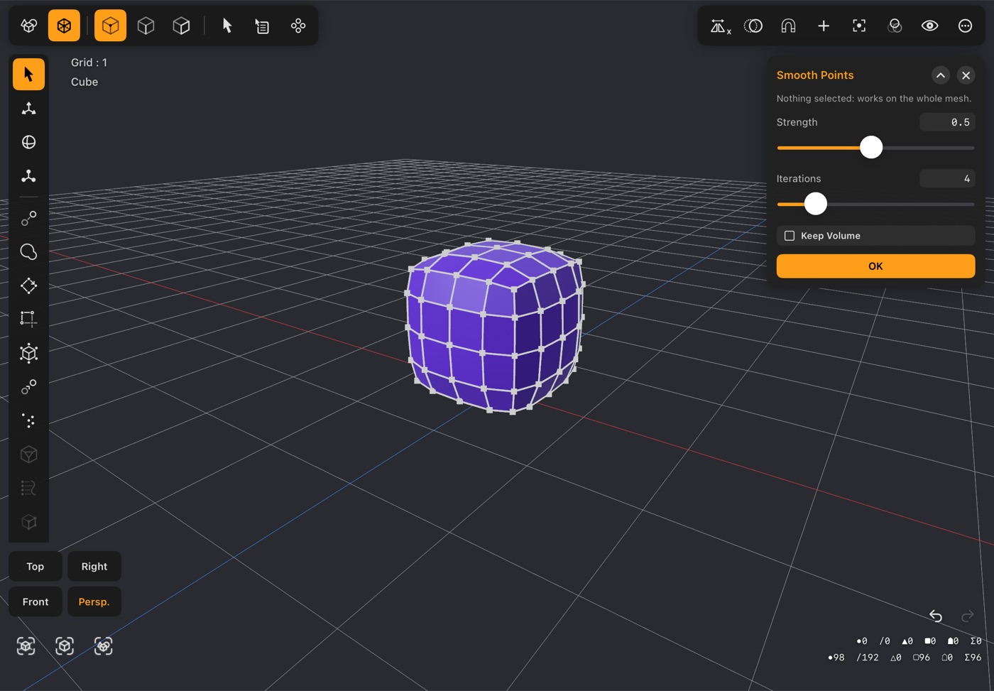 Smooth rounding a box in DGArt:RT