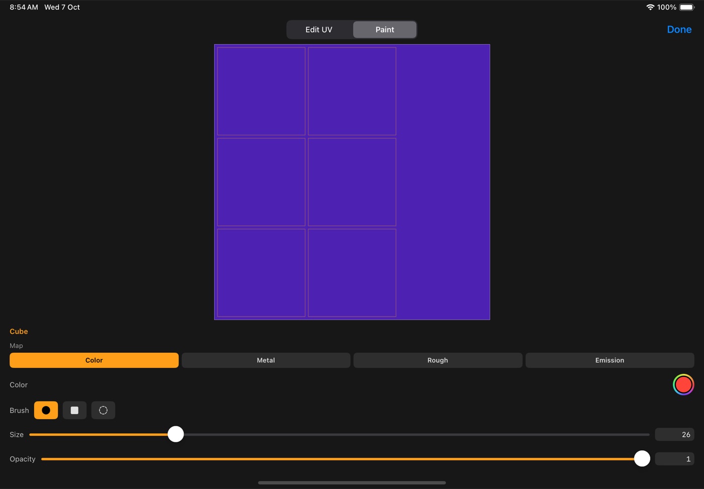 Painting the UV map in DGArt:RT