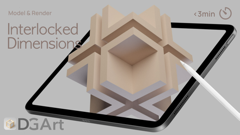 Quick Modeling & Rendering Interlocked Dimensions