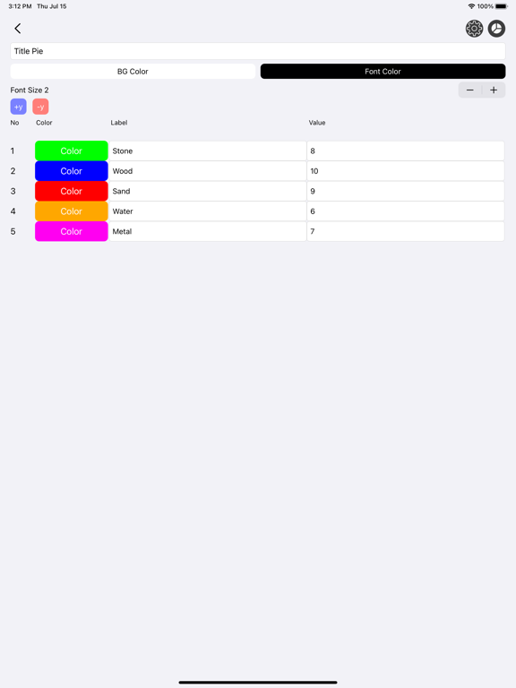 3D_Chart_Maker iPadOS App Screenshot 3