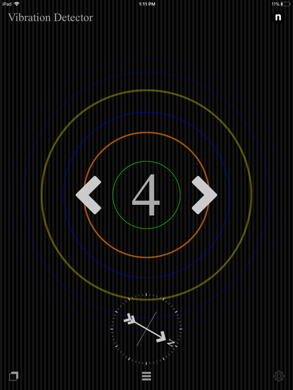 Vibration_Detector iPadOS App Screenshot 7